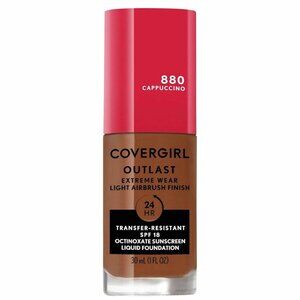 Brand New Covergirl Outlast Extreme Wear 3-in-1 Foundation #880 Cappuccino
